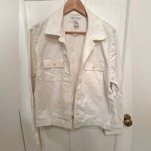 Jones New York Sport XL white cotton jacket